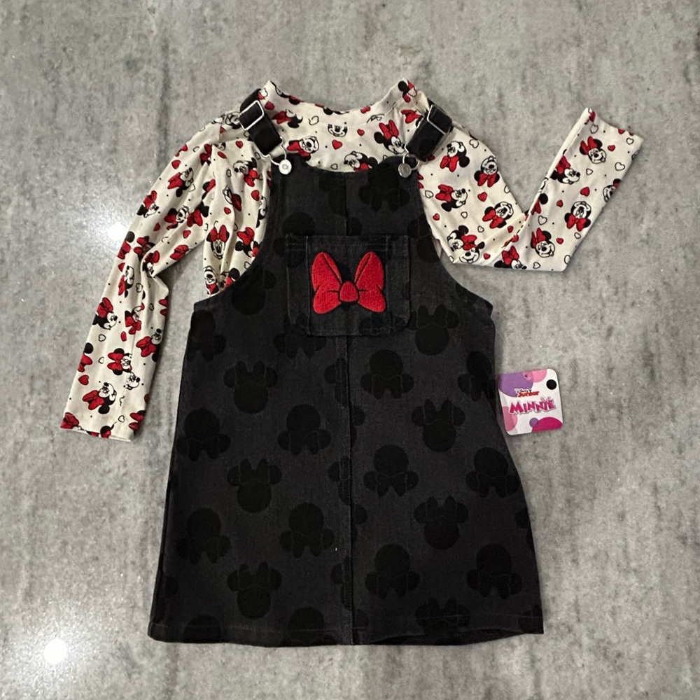 Minnie Mouse Overalls Set Size 5